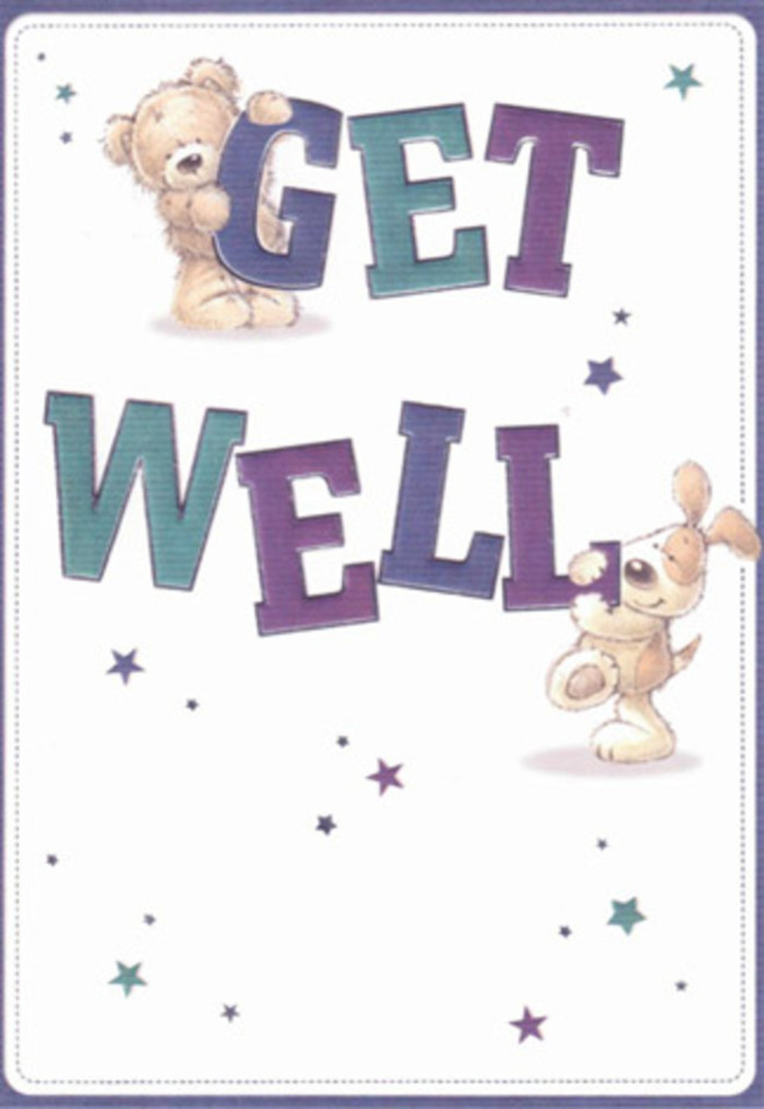 In the heart of Mayfair, this get well card captures the artistry and nurturing spirit found along the elegant streets of Shepherd Market. An endearing teddy bear and his steadfast puppy companion seem to leap from the page, gently embracing oversized, hand-lettered words-deep amethyst and vibrant teal cradled in cheerful shadows. Their soft features and playful gestures bring a sense of reassurance, like the first scent of fresh hyacinths in a Park Lane shop window. Dotted stars drift through the cream background, shimmering with the promise of brighter days and heartfelt wishes. The lush, tactile quality of their fur invites an imaginary touch, much like the sensation of running fingers across velvety petals. This scene is composed with the deliberate care of a Mayfair florist: every detail-colour, shape, and movement-meant to console and uplift. Pairing this card with a thoughtfully arranged bouquet breathes new hope into recovery, delivering a message crafted for comfort, optimism, and the timeless care synonymous with Mayfair's floral tradition.